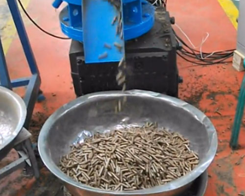 自製小（xiǎo）型羊飼料顆粒機（jī）加（jiā）工視頻