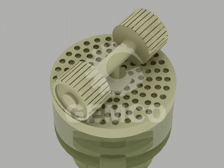 飼料顆粒（lì）機壓輥結構圖