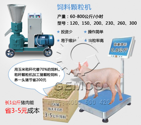 17c一起官网生產的豬飼料顆粒機(jī)能為養殖用戶(hù)降本增效益